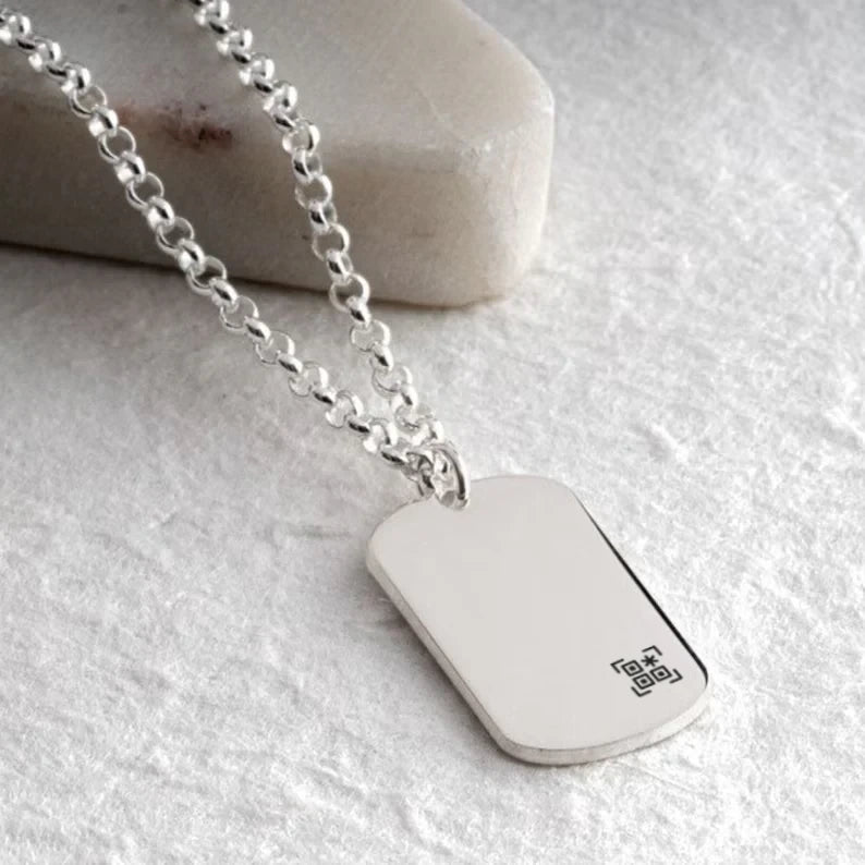 Placa Militar Plata 925 - ConQR